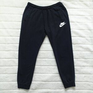 Nike Athletic Sweat Pants Black Large Men's